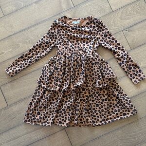 Tucker + Tate Brown Polka Dot Kids Dress